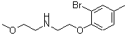 CAS#: 434303-01-2, 2-(2-Bromo-4-Methylphenoxy)-N-(2-Methoxyethyl)Ethanamine