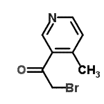CAS 登录号：435271-22-0， 2-溴-1-(4-甲基-3-吡啶基)乙酮