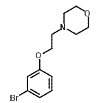 CAS#: 435283-95-7, 4-[2-(3-Bromophenoxy)Ethyl]Morpholine