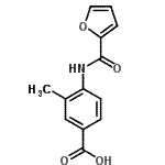 CAS 登录号：435288-00-9， 4-(2-呋喃并基氨基)-3-甲基苯甲酸