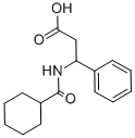 CAS 登录号：436088-46-9， 3-(环己烷羰基-氨基)-3-苯基-丙酸
