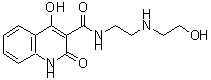 CAS#: 436088-79-8, 4-Hydroxy-N-{2-[(2-Hydroxyethyl)Amino]Ethyl}-2-Oxo-1,2-Dihydro-3-Quinolinecarboxamide