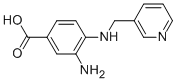 CAS#: 436088-89-0, 3-Amino-4-[(Pyridin-3-Ylmethyl)-Amino]-Benzoic Acid