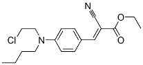 CAS#: 4361-84-6, Ethyl 3-[4-[Butyl(2-Chloroethyl)Amino]Phenyl]-2-Cyanoacrylate