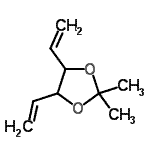 CAS#: 4362-67-8, 2,2-Dimethyl-4,5-Divinyl-1,3-Dioxolane