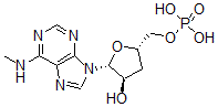 CAS 登录号：4362-94-1， N(6)-甲基-3'-脱氧-5'-腺苷酸