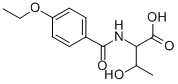 CAS 登录号：436811-17-5， 2-(4-乙氧基-苯甲酰基氨基)-3-羟基-丁酸