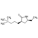 CAS#: 437755-09-4, (3R,5S)-5-Ethyl-3-[3-(Trimethylsilyl)Propyl]-2-Pyrrolidinone