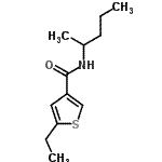 CAS#: 438214-19-8, 5-Ethyl-N-(2-Pentanyl)-3-Thiophenecarboxamide