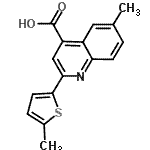 CAS#: 438216-88-7, 6-Methyl-2-(5-Methyl-2-Thienyl)-4-Quinolinecarboxylic Acid