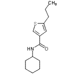 CAS#: 438219-75-1, N-Cyclohexyl-5-Propyl-3-Thiophenecarboxamide