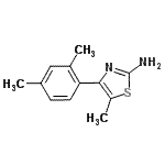 CAS#: 438227-56-6, 4-(2,4-Dimethylphenyl)-5-Methyl-1,3-Thiazol-2-Amine
