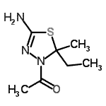 CAS#: 438540-30-8, 1-(5-Amino-2-Ethyl-2-Methyl-1,3,4-Thiadiazol-3(2H)-Yl)Ethanone