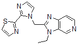 CAS#: 438553-83-4, 3-Ethyl-2-[[2-(2-Thiazolyl)-1H-Imidazol-1-Yl]Methyl]-3H-Imidazo[4,5-c]Pyridine