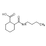 CAS#: 438613-40-2, 2-(Butylcarbamoyl)Cyclohexanecarboxylic Acid
