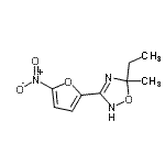 CAS#: 438622-37-8, 5-Ethyl-5-Methyl-3-(5-Nitro-2-Furyl)-2,5-Dihydro-1,2,4-Oxadiazole