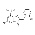 CAS#: 438625-27-5, (2Z)-5-Chloro-2-(2-Hydroxybenzylidene)-7-Nitro-1-Benzofuran-3(2H)-One