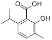 CAS 登录号：4389-53-1， 2-羟基-6-异丙基-3-甲基苯甲酸