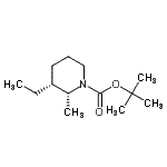 CAS#: 439084-99-8, 2-Methyl-2-Propanyl (2R,3R)-3-Ethyl-2-Methyl-1-Piperidinecarboxylate