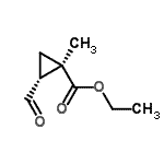 CAS#: 439913-11-8, Ethyl (1R,2R)-2-Formyl-1-Methylcyclopropanecarboxylate