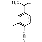 CAS#: 440105-59-9, 2-Fluoro-4-(1-Hydroxyethyl)Benzonitrile