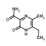 CAS#: 440124-21-0, 5-Ethyl-6-Methyl-3-Oxo-3,4-Dihydro-2-Pyrazinecarboxamide