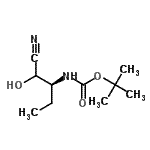 CAS#: 440125-16-6, 2-Methyl-2-Propanyl [(2S)-1-Cyano-1-Hydroxy-2-Butanyl]Carbamate