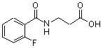 CAS 登录号：440341-60-6， N-(2-氟苯甲酰)-beta-丙氨酸
