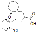 CAS 登录号：4418-45-5， 1-(2-氯苄基)-alpha-甲基-2-氧代环己烷丙酸