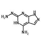 CAS#: 443312-69-4, (6E)-6-Hydrazono-5,6-Dihydro-1H-Pyrazolo[3,4-d]Pyrimidin-4-Amine