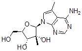 CAS#: 443642-53-3, 5-Methyl-7-(2-C-Methyl-beta-D-Ribofuranosyl)-7H-Pyrrolo[2,3-d]Pyrimidin-4-Amine