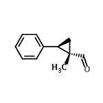 CAS 登录号：443889-61-0， (1S,2R)-1-甲基-2-苯基环丙烷甲醛