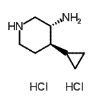 CAS#: 444188-94-7, (3R,4R)-4-Cyclopropyl-3-Piperidinamine Dihydrochloride