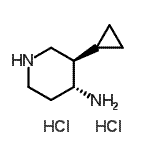 CAS#: 444188-98-1, (3R,4R)-3-Cyclopropyl-4-Piperidinamine Dihydrochloride