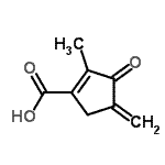 CAS#: 444728-47-6, 2-Methyl-4-Methylene-3-Oxo-1-Cyclopentene-1-Carboxylic Acid
