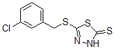 CAS 登录号：444791-16-6， 5-[[(3-氯苯基)甲基]硫代]-1,3,4-噻二唑-2(3H)-硫酮