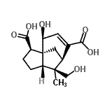 CAS#: 4448-95-7, (3R,8aalpha)-2,3,4,7,8,8a-Hexahydro-4beta-hydroxy-8beta-(hydroxymethyl)-8alpha-methyl-1H-3aalpha,7alpha-methanoazulene-3beta,6-dicarboxylic acid