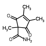 CAS#: 444816-38-0, 1,3,4-Trimethyl-2,5-Dioxo-3-Cyclopentene-1-Carboxamide