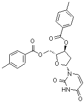 CAS 登录号：4449-38-1， 2'-脱氧-3',5'-二-O-(4-甲基苯甲酰)尿苷