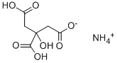 CAS 登录号：4450-94-6， 柠檬酸二氢铵