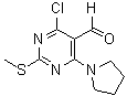 CAS 登录号：445040-59-5， 4-氯-2-(甲硫基)-6-(1-吡咯烷基)-5-嘧啶甲醛