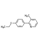 CAS 登录号：445218-65-5， 2-(4-乙氧基苯基)-3-甲基吡啶