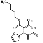 CAS#: 446252-23-9, Pentyl 4-(2-Furyl)-6-Methyl-2-Oxo-1,2,3,4-Tetrahydro-5-Pyrimidinecarboxylate