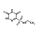 CAS#: 446267-85-2, N-Ethyl-3,5-Dioxo-2,3,4,5-Tetrahydro-1,2,4-Triazine-6-Sulfonamide