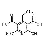 CAS#: 446278-54-2, 4-Ethyl-2,6-Dimethyl-3,5-Pyridinedicarboxylic Acid