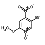 CAS 登录号：446284-16-8， 5-溴-2-甲氧基-4-硝基吡啶1-氧化物