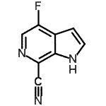 CAS#: 446284-50-0, 4-Fluoro-1H-Pyrrolo[2,3-c]Pyridine-7-Carbonitrile