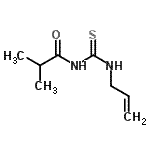 CAS 登录号：446824-75-5， N-(烯丙基硫代氨基甲酰)-2-甲基丙酰胺