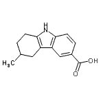 CAS#: 446829-41-0, 3-Methyl-2,3,4,9-Tetrahydro-1H-Carbazole-6-Carboxylic Acid