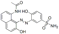 CAS#: 4472-49-5, N-(8-((5-(Aminosulfonyl)-2-Hydroxyphenyl)Azo)-7-Hydroxy-1-Naphthalenyl)-Acetamide